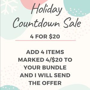 4/$20 Sale - Closet Clear Out - Bundle and save